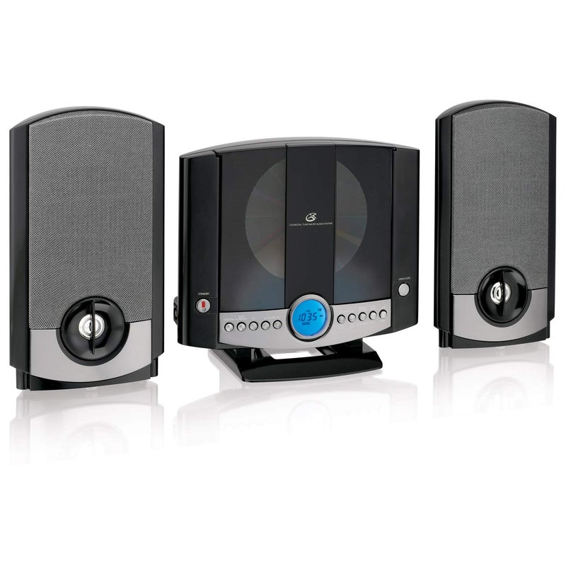 GPX HM3817DTBK Home Music System with Remote and AM/FM Radio Black - Image 1